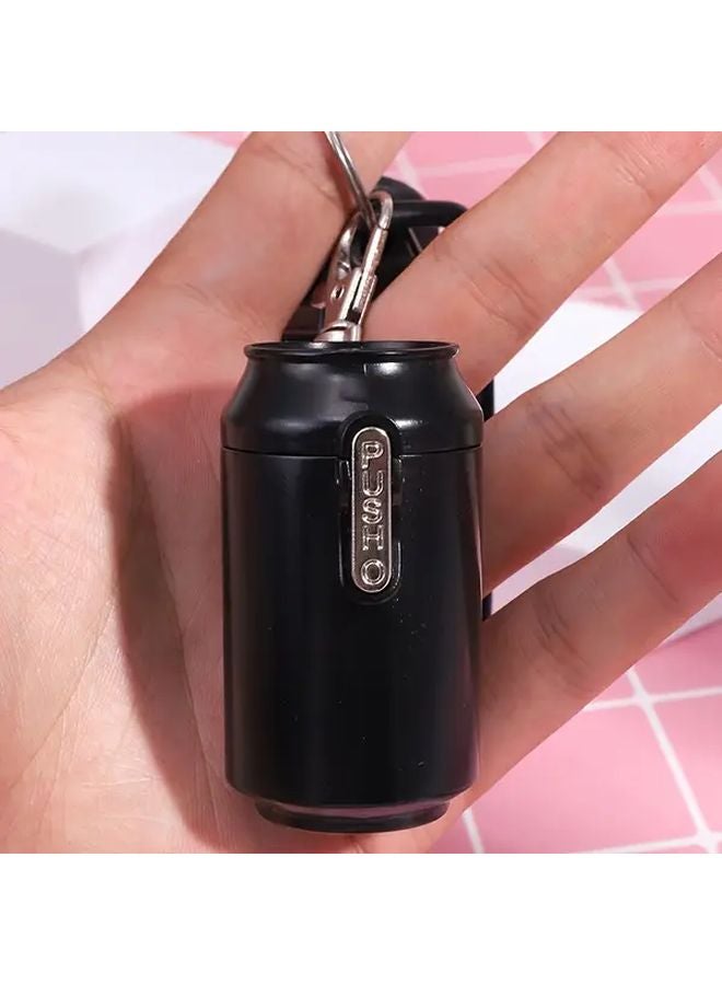 Black Portable Metal Ashtray Heavy Duty Stainless Steel for Car Home Office Travel Gift - Image 3